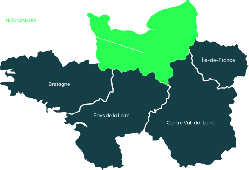 Carte localisation projet éolien de Bosc Geffroy 4 éoliennes